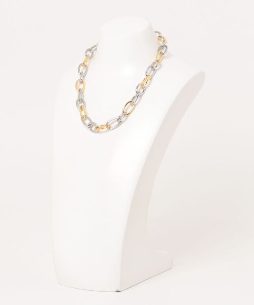 Elura（エルーラ）の「ボリュームチェーンネックレス/611609（ネックレス・レディース・シルバー/ゴールド・FREE）」の12枚目の写真