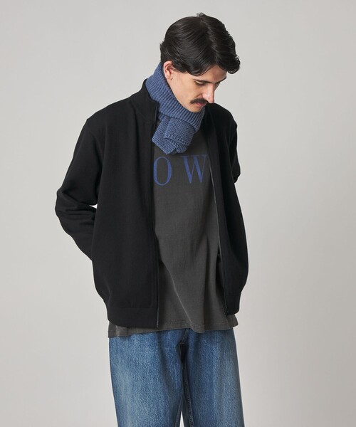 Steven Alan(スティーブンアラン)の「<Steven Alan> ブラッシュド CTN/PE ドライバーズ ニット ブルゾン(カーディガン/ボレロ・メンズ・ブラック/オリーブ・S/M/L/XL)」の10枚目の写真