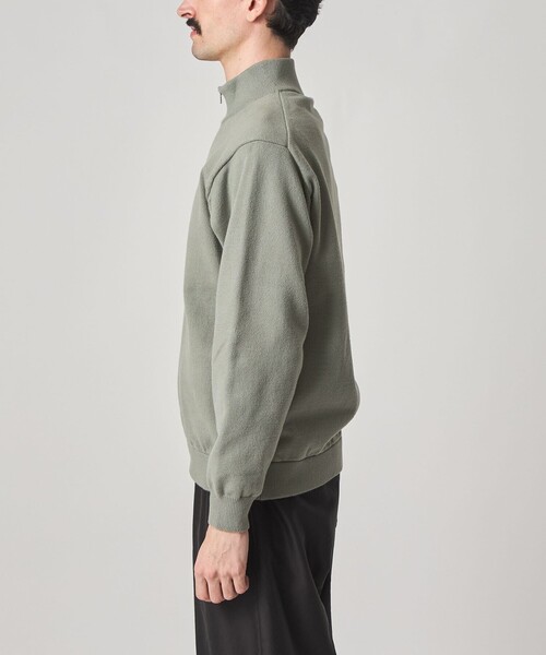 Steven Alan(スティーブンアラン)の「<Steven Alan> ブラッシュド CTN/PE ドライバーズ ニット ブルゾン(カーディガン/ボレロ・メンズ・ブラック/オリーブ・S/M/L/XL)」の14枚目の写真