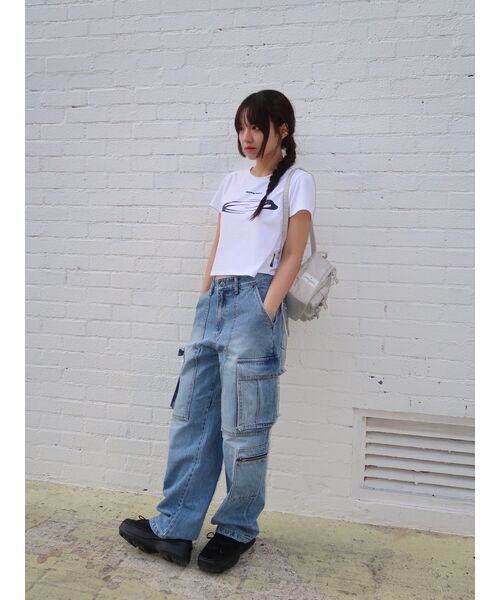 ARCHIVE BOLD(アーカイブボールド)の「MULTI POCKET DENIM PANTS (LIGHT BLUE)(デニムパンツ・メンズ・その他・LARGE/MEDIUM/SMALL/X-SMALL)」の11枚目の写真