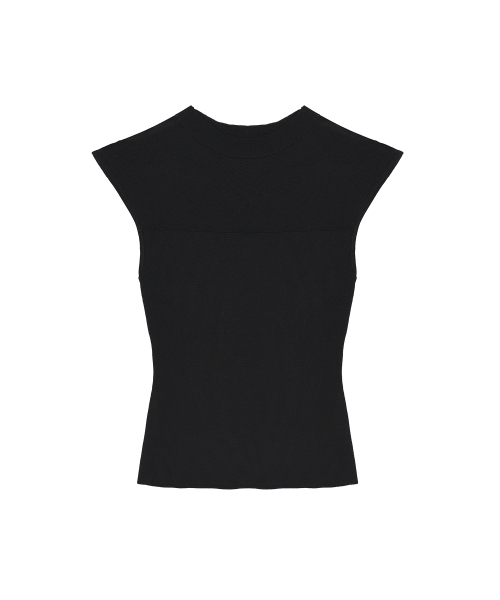 NICK&NICOLE(ニックアンドニコール)の「SHEER LINE SLEEVELESS_BLACK(Tシャツ/カットソー・レディース・その他・FREE)」の5枚目の写真