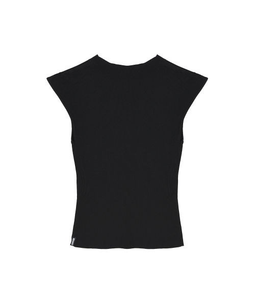 NICK&NICOLE(ニックアンドニコール)の「SHEER LINE SLEEVELESS_BLACK(Tシャツ/カットソー・レディース・その他・FREE)」の6枚目の写真