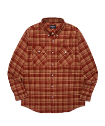 CHECKERED SHIRT (BURGUNDY)