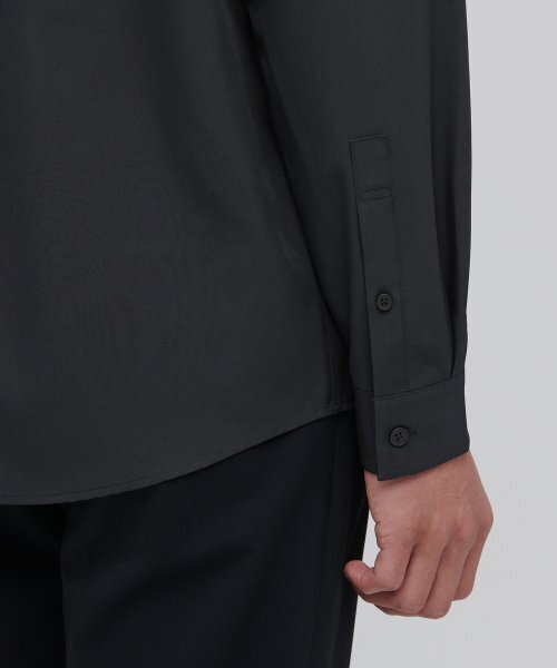 MUSINSA STANDARD（ムシンサスタンダード）の「リラックスフィットシルキーシャツ[ダークグレー]（シャツ/ブラウス・メンズ・その他・SMALL/MEDIUM/LARGE/X-LARGE/XX-LARGE）」の7枚目の写真