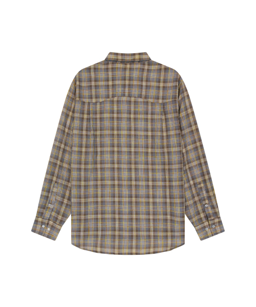 AAKAM(アーカム)の「Western Vintage Check Shirts (Yellow)(シャツ/ブラウス・レディース・その他・FREE)」の2枚目の写真