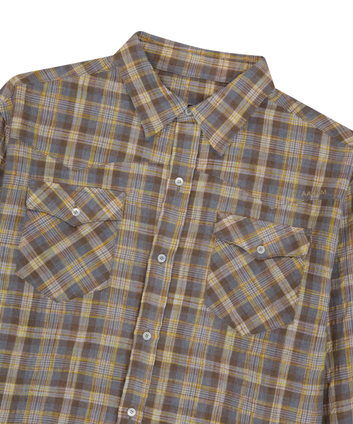 AAKAM(アーカム)の「Western Vintage Check Shirts (Yellow)(シャツ/ブラウス・レディース・その他・FREE)」の12枚目の写真