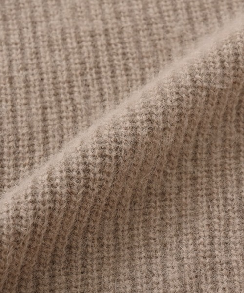 COHINA（コヒナ）の「フォックスアンゴラVネックパターン柄ニット 【低身長・小柄女性】（ニット/セーター・レディース・ベージュ/ネイビー/グリーン/レッド・ONE SIZE）」の10枚目の写真