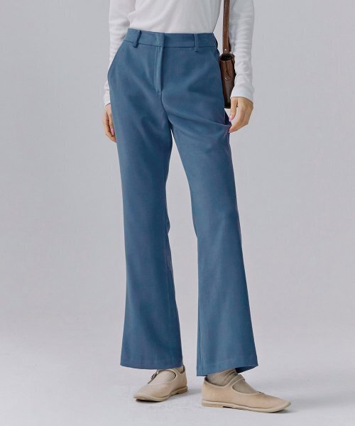 CHASECULT(チェイスカルト)の「レディース ピーチツイル ブーツカットパンツ-CFRG2271C0N(その他パンツ・レディース・ブルー・67/70)」の1枚目の写真