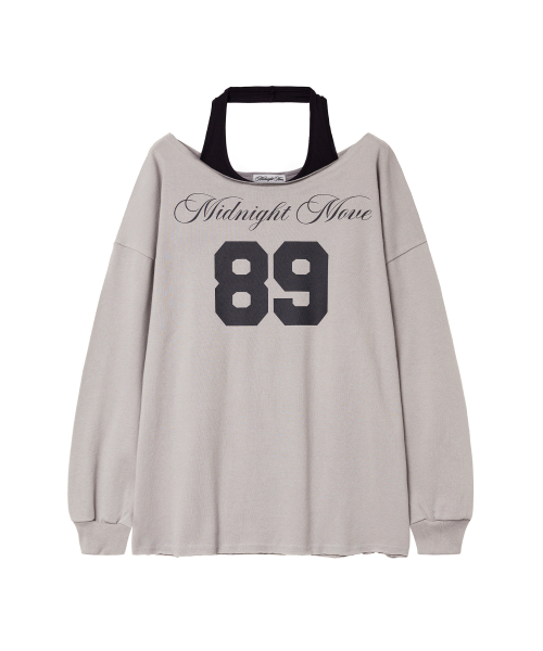 Midnight Move（ミッドナイトムーブ）の「f set 89 t (grey)（Tシャツ/カットソー・レディース・その他・FREE）」の2枚目の写真