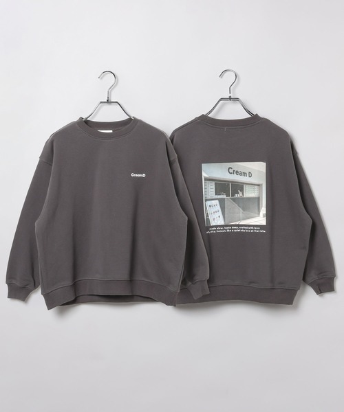 LEPSIM（レプシィム）の「【OPEN記念／Cream D×LEPSIM】【KIDS】アソートスウェット　605703（スウェット・キッズ・グレー/ブルー/チャコールグレー・130）」の6枚目の写真