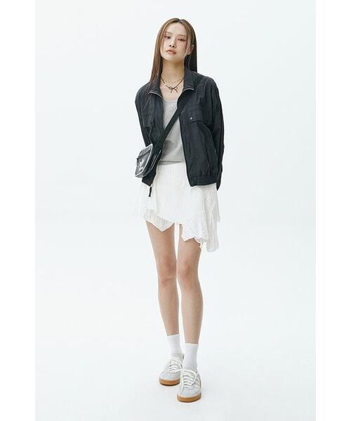 TTUDEMENT(トュードメント)の「STAND COLLAR BLOUSON BLACK(ブルゾン・レディース・その他・FREE)」の8枚目の写真