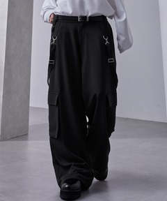 CIVARIZE/シヴァーライズ』サスペンダー付きスカートレイヤードワイド