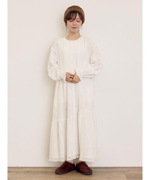 美品　白金よつば　スモッキングワンピース ✿白金よつば✿スモッキング刺繍 ワンピース 110cm - ワンピース一 番