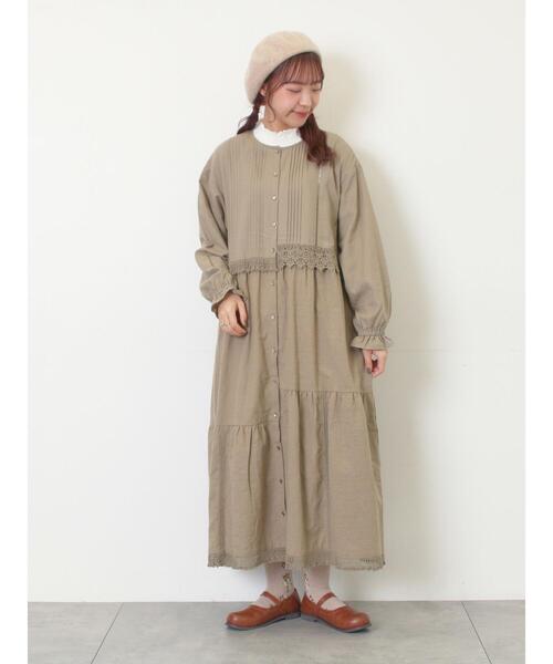 S/Mサイズ】レースパッチワークワンピース（ワンピース）｜Samansa