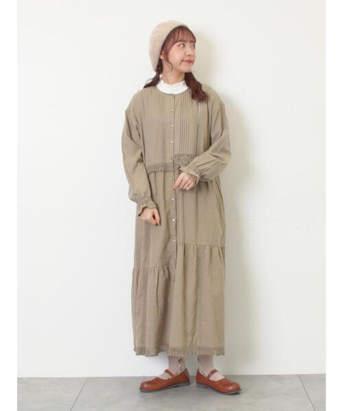 S/Mサイズ】レースパッチワークワンピース（ワンピース）｜Samansa