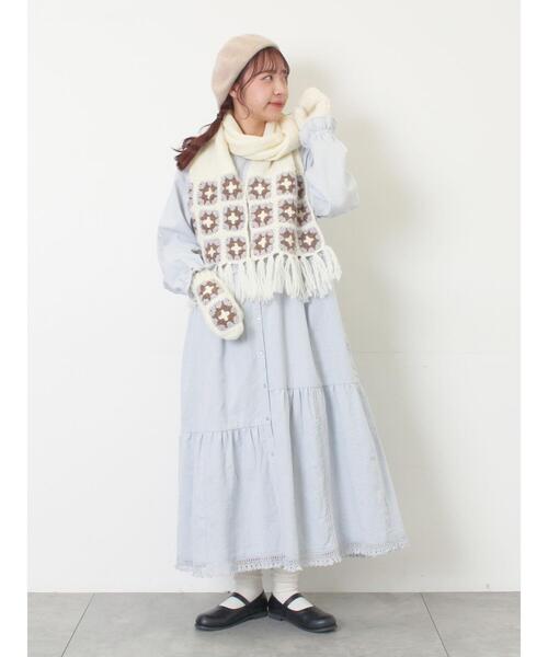 セール】【S/Mサイズ】レースパッチワークワンピース（ワンピース