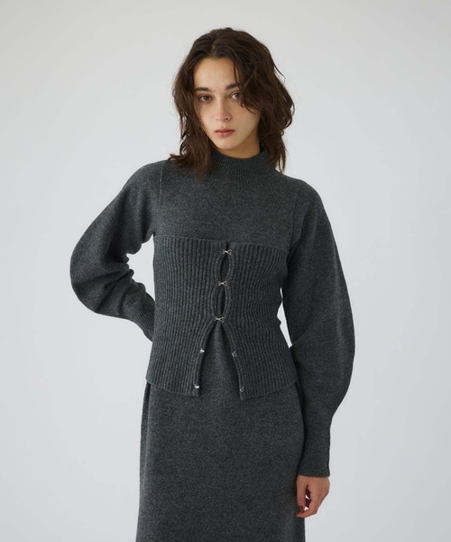 RIM.ARK/リムアーク】Setting knit dress/セッティングニットドレス