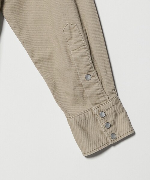 Camoshita（カモシタ）の「＜Camoshita＞コットンピケ ウエスタンシャツ（シャツ/ブラウス・メンズ・ナチュラル/ベージュ・S/L/XL/M）」の5枚目の写真