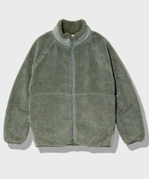 Revo./レヴォ ヴィンテージ加工 ボアフリース ジップジャケット