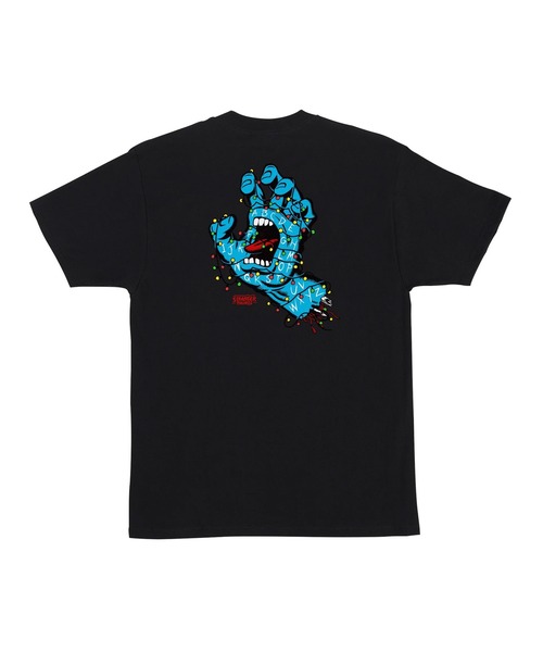SANTA CRUZ（サンタクルーズ）の「SANTACRUZ/サンタクルーズ 半袖Tシャツ ストレンジャーシングス バックプリント 蓄光仕様 ST S/S-T SCREAMING LIGHTS 510255404（Tシャツ/カットソー・メンズ・ブラック/ベージュ・XL/M/L）」の5枚目の写真