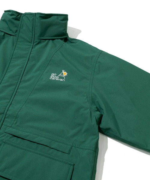 go slow caravan(ゴースローキャラバン)の「2レイヤー フードイン スタンドブルゾン(ブルゾン・メンズ・ダークグリーン/ブラック・LARGE/MEDIUM/X-LARGE)」の20枚目の写真