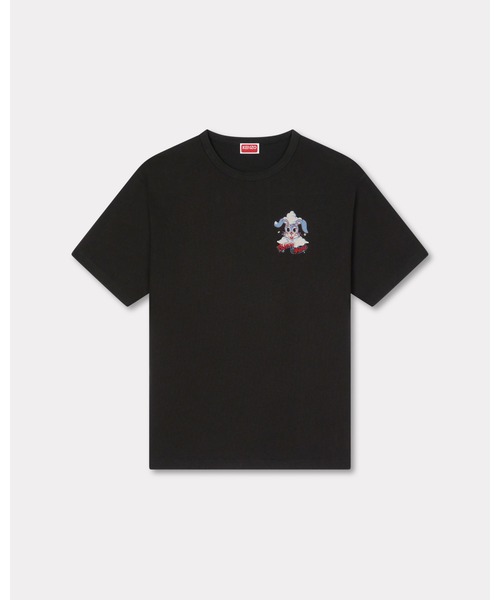 KENZO（ケンゾー）の「'KENZO Winter Holidays' オーバーサイズ Tシャツ イン コットン（Tシャツ/カットソー・メンズ・ブラック系その他5・LARGE/X-SMALL/SMALL/MEDIUM/X-LARGE/XX-LARGE）」の5枚目の写真