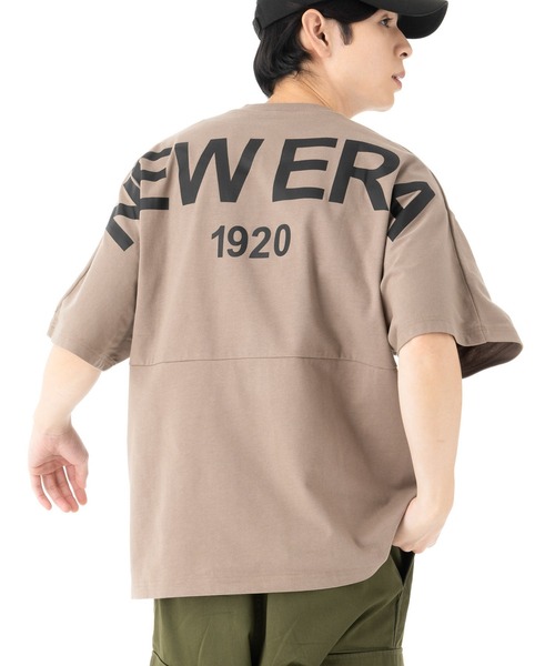 NEW ERA(ニューエラ)の「ニューエラ 半袖Tシャツ オーバーサイズ バックプリント(Tシャツ/カットソー・メンズ・ブラック/ベージュ/ホワイト・L/M/S/XXL/XL)」の8枚目の写真