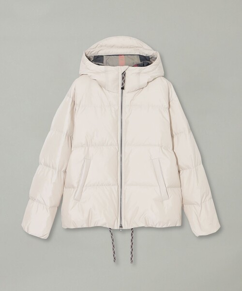 Quiet checkシリーズ】ボクシーダウン（ダウンジャケット/コート