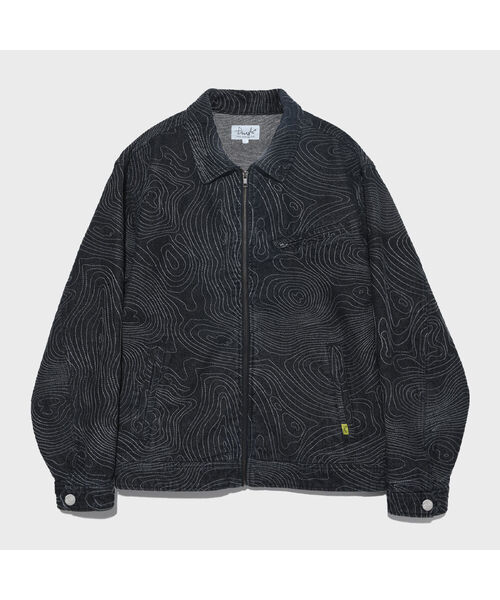 Map Denim 【セール】Contour Map Denim Jacket Black(デニムジャケット)|PHYSICAL DEPARTMENT(フィジカル ...
