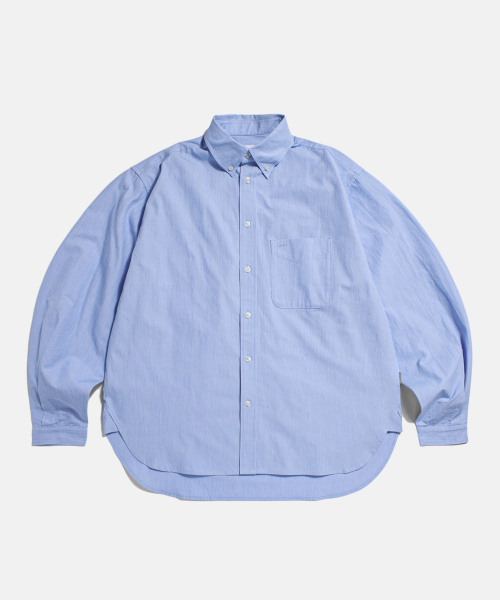 ESPIONAGE(エスピオナジ)の「Comfort B.D Shirt Blue Hairline(シャツ/ブラウス・レディース・その他・MEDIUM/LARGE/X-LARGE)」の1枚目の写真