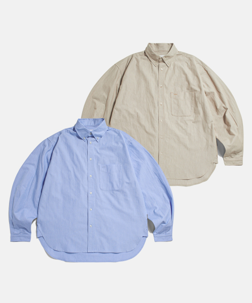 ESPIONAGE(エスピオナジ)の「Comfort B.D Shirt Blue Hairline(シャツ/ブラウス・レディース・その他・MEDIUM/LARGE/X-LARGE)」の3枚目の写真