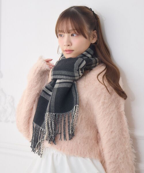リバーチェックストール（マフラー）｜casita(RETRO GIRL)（カシータ