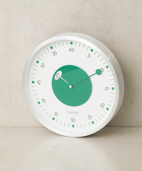 SAHIR（サヒール）の「【SAHIR サヒール】Aluminum wall clock アルミ製掛け時計（掛け時計・レディース・グリーン・0）」の6枚目の写真
