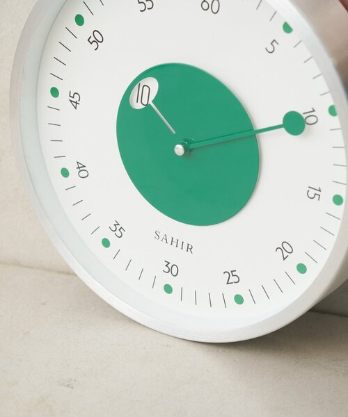 SAHIR（サヒール）の「【SAHIR サヒール】Aluminum wall clock アルミ製掛け時計（掛け時計・レディース・グリーン・0）」の10枚目の写真