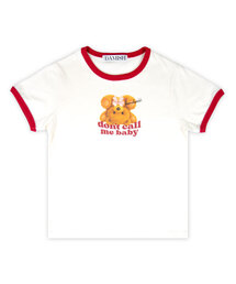 リバーステディリンガーTシャツ_レッド