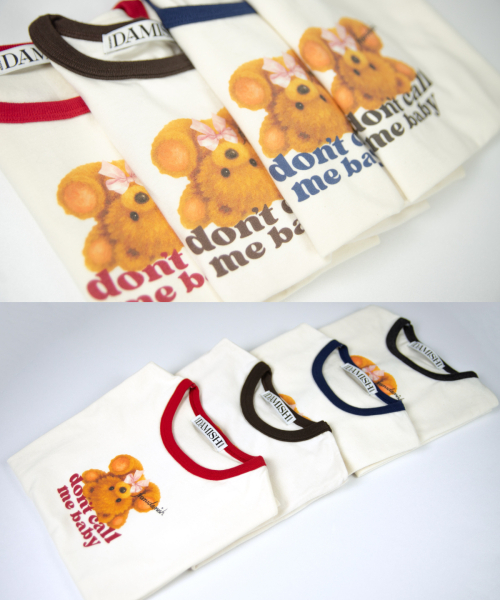 DAMISH（ダミシュ）の「リバーステディリンガーTシャツ_レッド（Tシャツ/カットソー・レディース・レッド・FREE）」の3枚目の写真