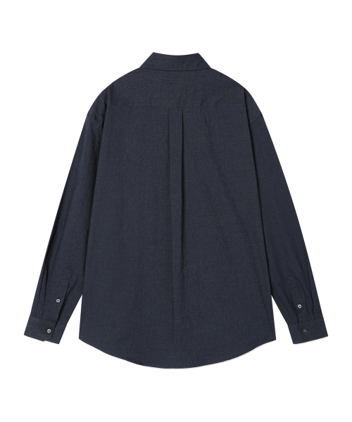 PRAIRIE(KR)(プレーリー)の「コンフォートシャドウストライプシャツ(ネイビー)(シャツ/ブラウス・メンズ・ネイビー・MEDIUM/LARGE)」の7枚目の写真