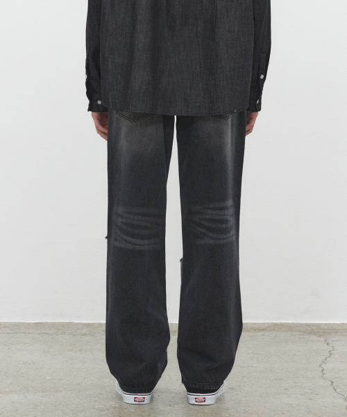 DECET(デケト)の「Destroy Jeans DCPT038BlackB(デニムパンツ・レディース・その他・26/28/30/32/34)」の5枚目の写真