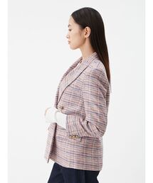 Mila Owen（ミラオーウェン）の「金釦ダブルブレストツイードブレザー