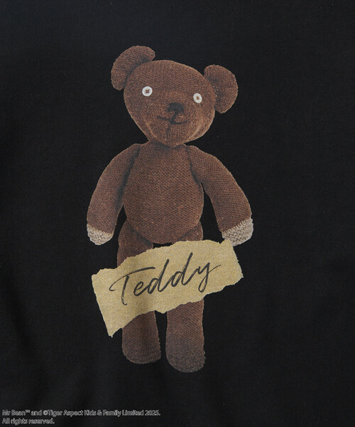 Mr. Bean/Teddy Sweat テディ デザインクルーネックスウェット Mr. Bean/ミスタ―ビーン Teddy Sweat / テディ デザインクルーネック