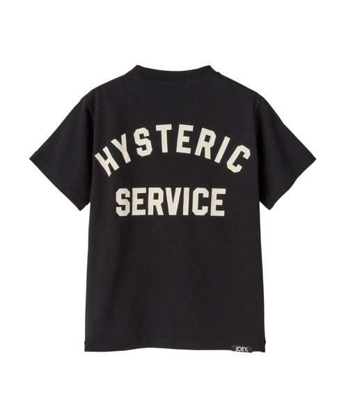 JOEY HYSTERIC(ジョーイヒステリック)の「HYSTERIC SERVICE Tシャツ(Tシャツ/カットソー・キッズ・ホワイト系その他2/ブラック・MEDIUM/SMALL)」の4枚目の写真