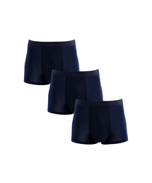 IL-O-GONG-CHIL（イルオゴンチル）の「[3PACK] 1507 ベーシックシームレスバンディングドローズ - ネイビー（ボクサーパンツ）」