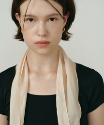 MAKE A TOAST（メイクアトースト）の「Silky Scarf Beige MBEFAC001BE（バンダナ/スカーフ）」