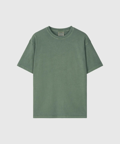 FAKE CAMPER（フェイクキャンパー）の「ベーシックピグメント半袖Tシャツ[カーキ]（Tシャツ/カットソー・メンズ・カーキ・SMALL/MEDIUM/LARGE/X-LARGE/XX-LARGE）」の6枚目の写真