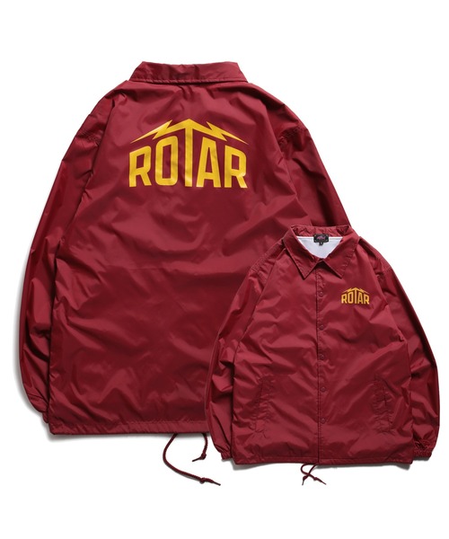 ROTAR（ローター）の「ROTAR Lightning LOGO coach JKT（ナイロンジャケット・メンズ・ブラック/バーガンディー/ネイビー・MEDIUM/LARGE/X-LARGE）」の11枚目の写真