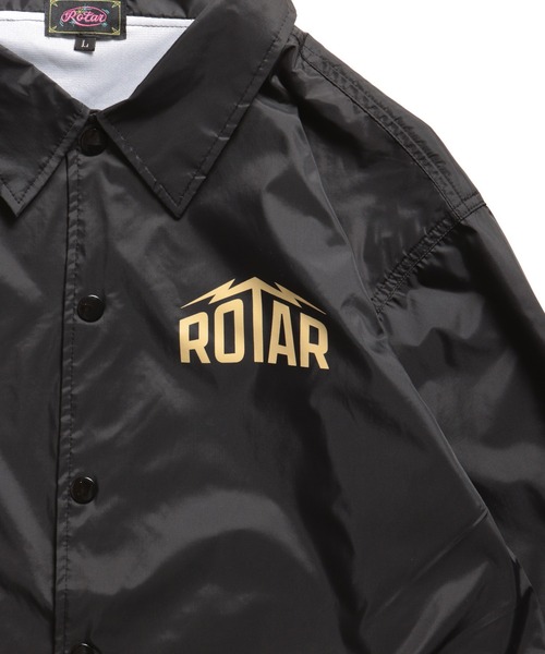 ROTAR（ローター）の「ROTAR Lightning LOGO coach JKT（ナイロンジャケット・メンズ・ブラック/バーガンディー/ネイビー・MEDIUM/LARGE/X-LARGE）」の12枚目の写真