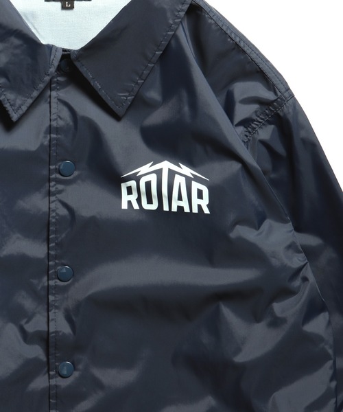 ROTAR（ローター）の「ROTAR Lightning LOGO coach JKT（ナイロンジャケット・メンズ・ブラック/バーガンディー/ネイビー・MEDIUM/LARGE/X-LARGE）」の14枚目の写真