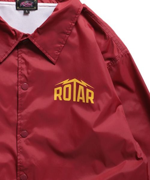 ROTAR（ローター）の「ROTAR Lightning LOGO coach JKT（ナイロンジャケット・メンズ・ブラック/バーガンディー/ネイビー・MEDIUM/LARGE/X-LARGE）」の16枚目の写真