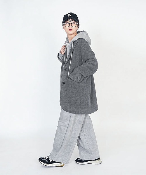 (ソラモナポッシェ) メルトンテーラードジャケット メルトンジャケット（テーラードジャケット）｜SOLAMONAT LARME