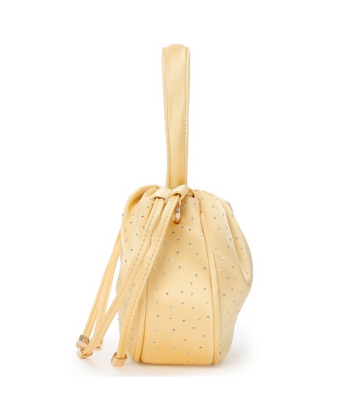 Guess(ゲス)の「ELSIE Pouch ハンドバッグ ポーチ (ハンドバッグ・レディース・ゴールド/ブラック・ONE SIZE)」の4枚目の写真